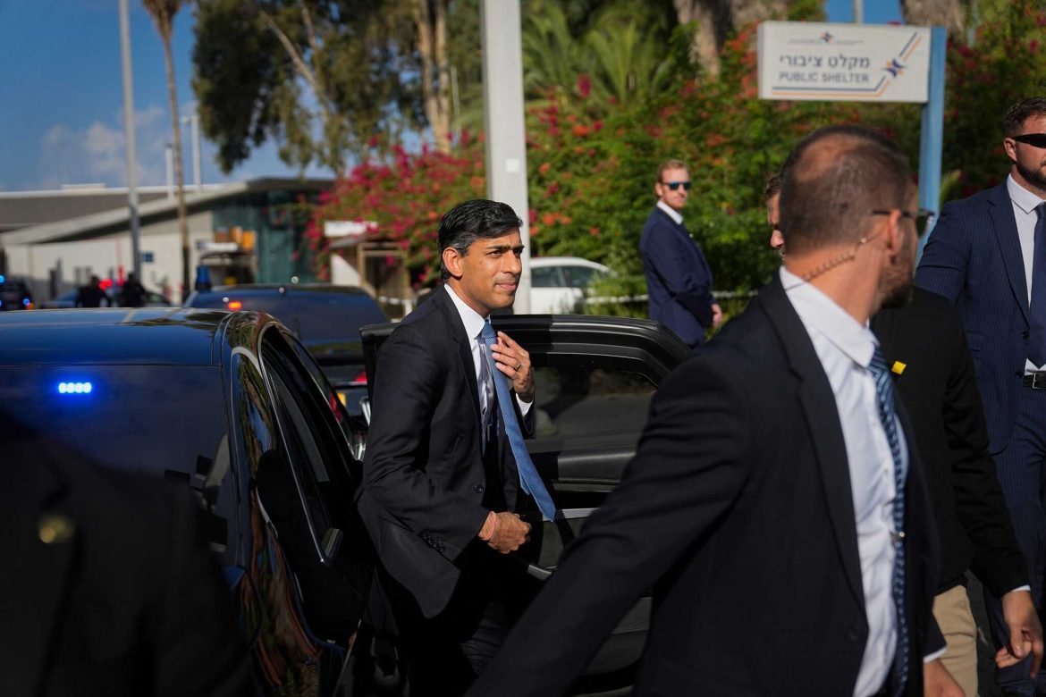 ইসরায়েলে ঋষি সুনাক