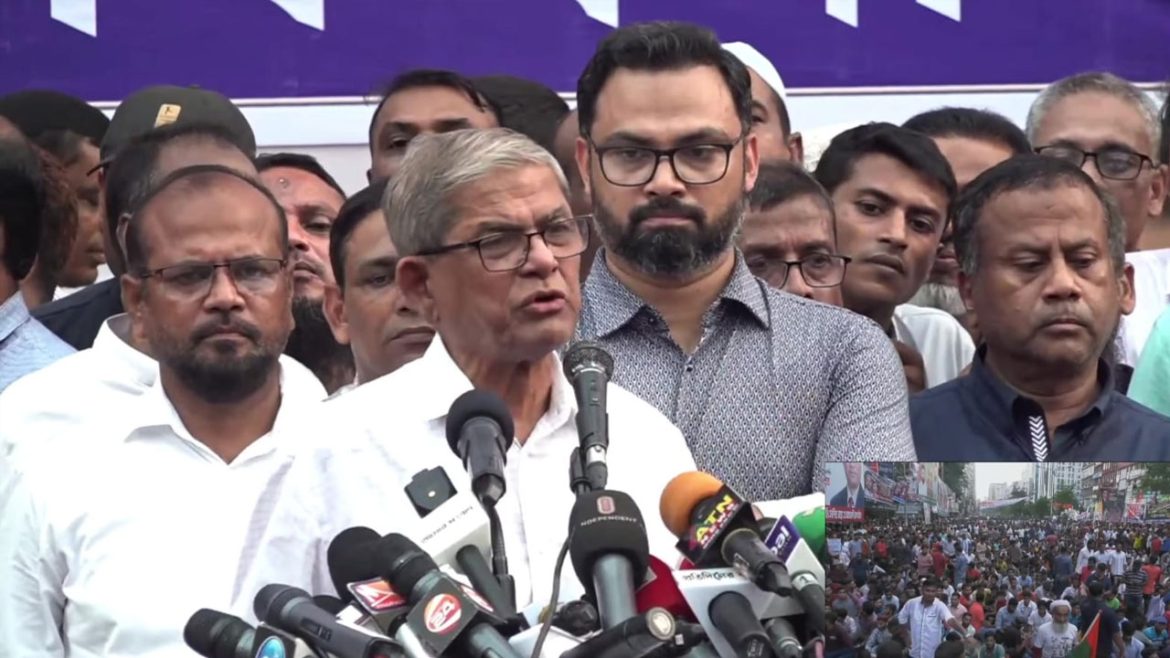 খালেদা জিয়ার উন্নত চিকিৎসার দাবিতে ১৪ অক্টোবর অনশন করবে বিএনপি