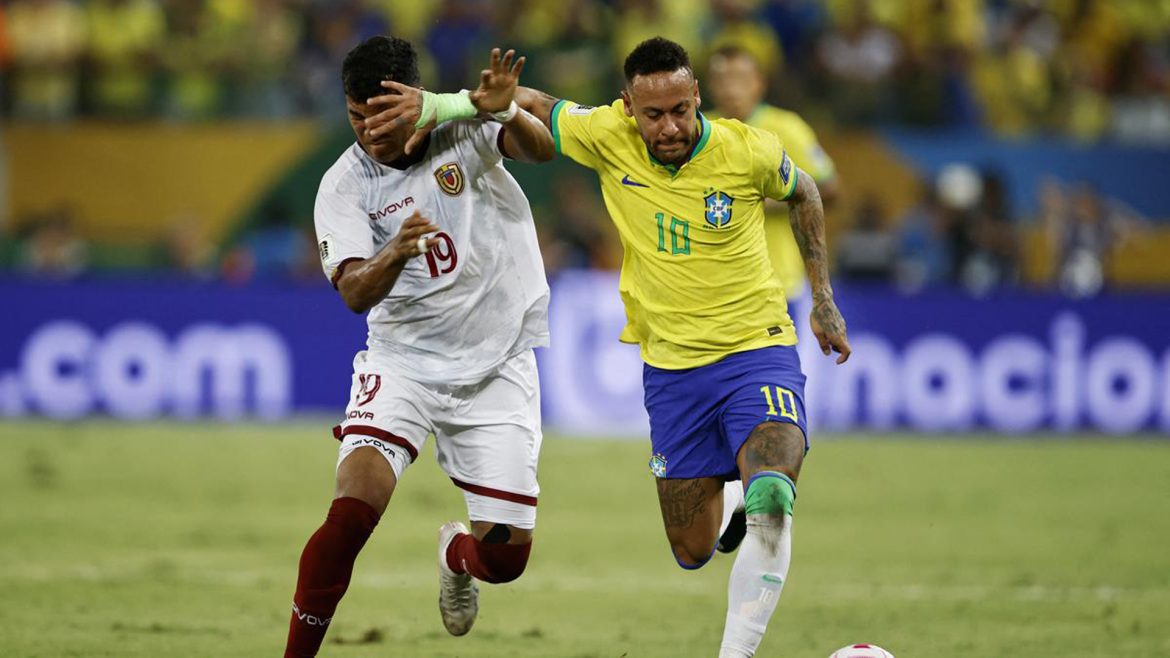 ভেনেজুয়েলাকে হারাতে পারেনি ব্রাজিল