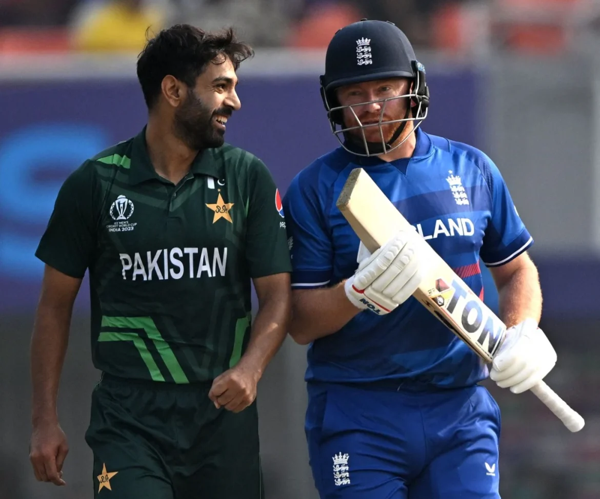 পাকিস্তানের বিপক্ষে তিন ফিফটিতে ইংল্যান্ডের ৩৩৭ রান