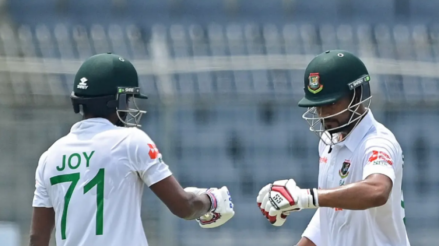 প্রথম টেস্টে ৫১১ রানের লক্ষ্যে শুরুতেই নেই জয়, শান্ত