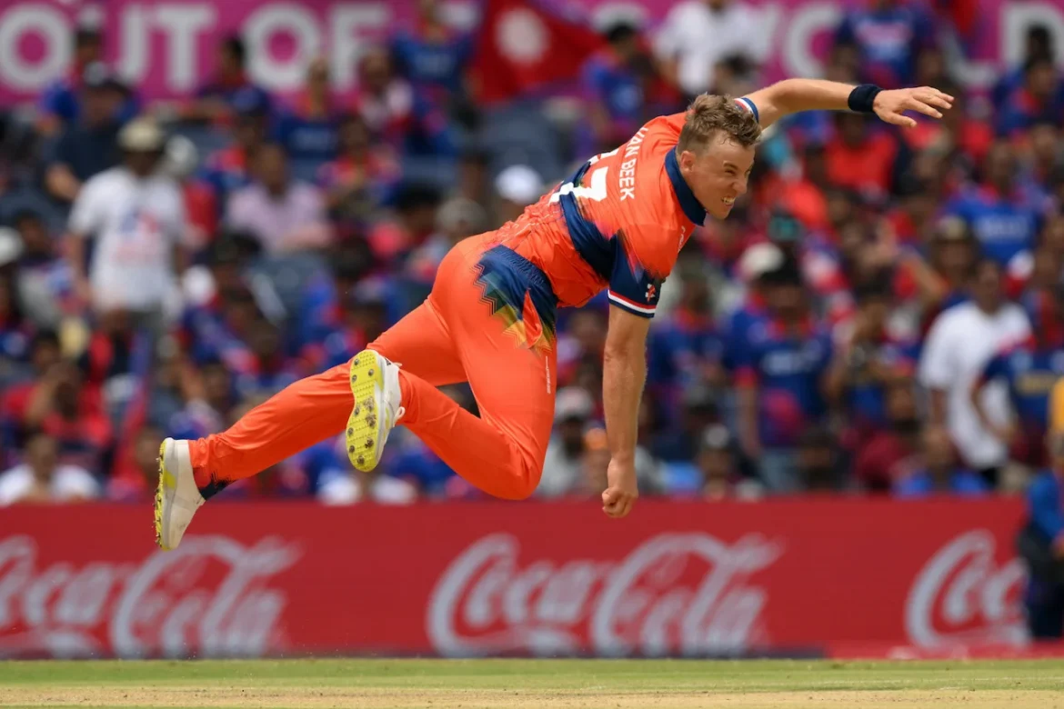 নেপাল বনাম নেদারল্যান্ডস ম্যাচের একটি দৃশ্য