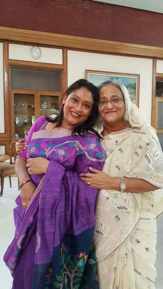  শেখ হাসিনা ও সায়মা ওয়াজেদ পুতুল