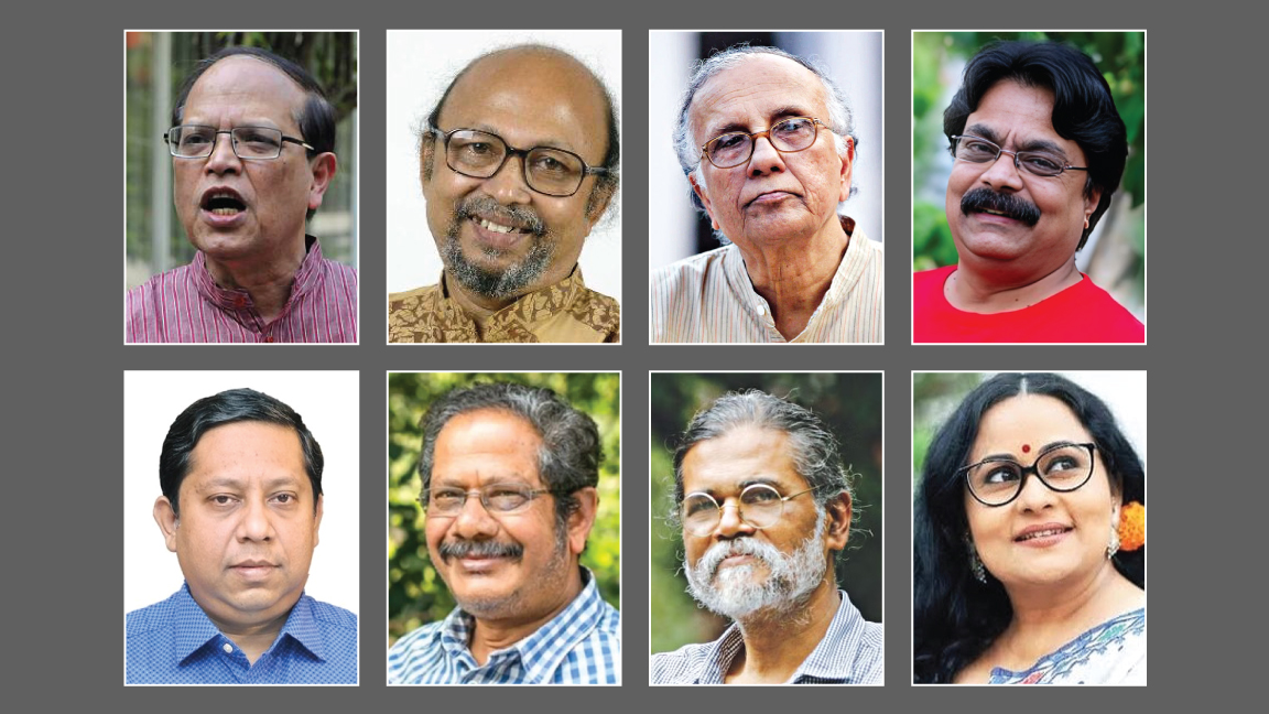 আতিউর রহমান, হাশেম খান, রামেন্দু মজুমদার, লুৎফর রহমান রিটন, মামুন আল মাহতাব স্বপ্নীল, শিশির ভট্টাচার্য, নিসার হোসেন ও আফসানা মিমি