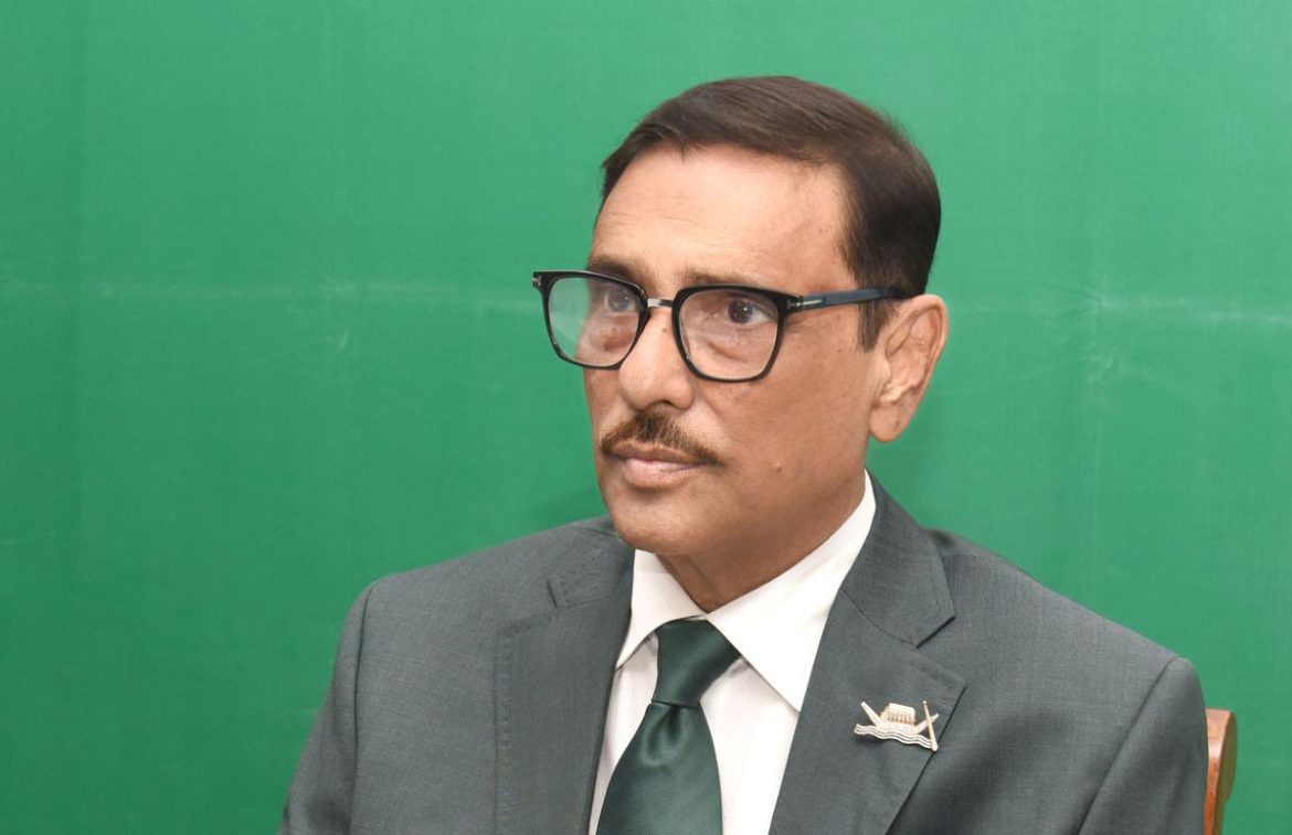 ওবায়দুল কাদের। ফাইল ফটো