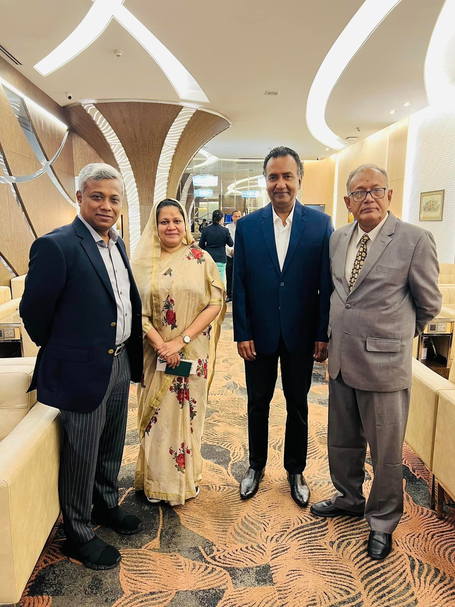 ড. আসাদুজ্জামান রিপন, হাবিব-উন-নবী খান সোহেল, মাহমুদা হাবিবা ও অনিন্দ্য ইসলাম অমিত