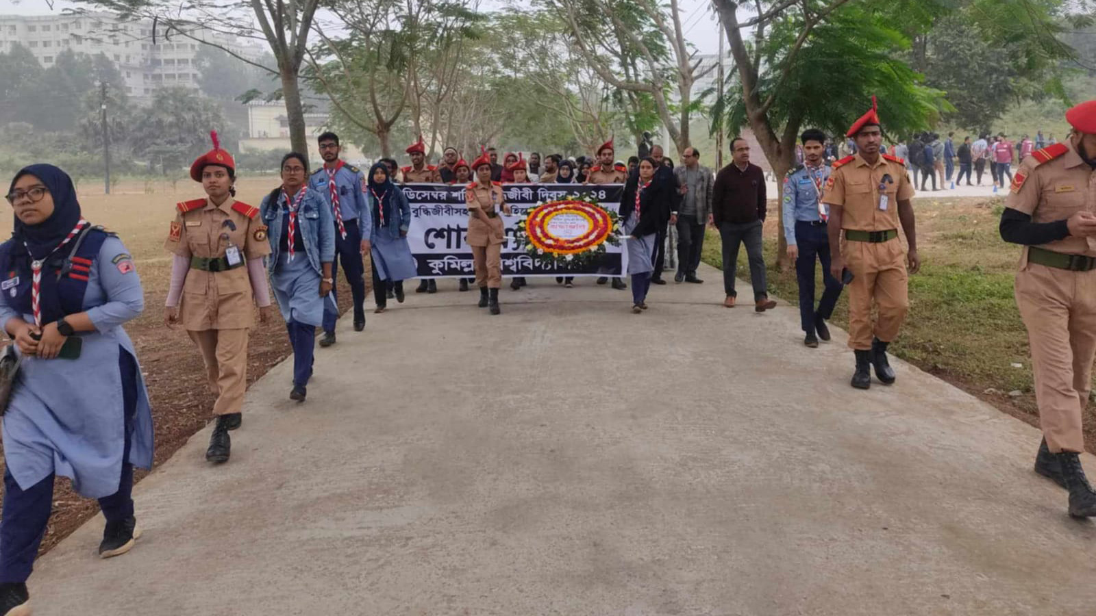 কুমিল্লা বিশ্ববিদ্যালয়ে শহীদ বুদ্ধিজীবী দিবস পালিত