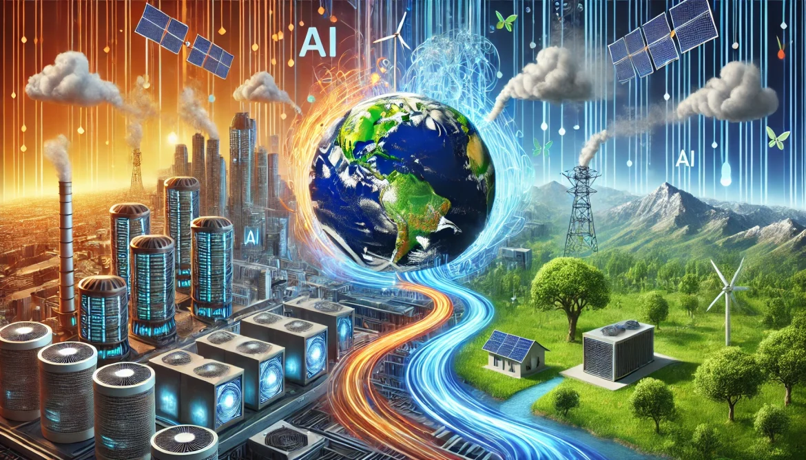 কৃত্রিম বুদ্ধিমত্তার ভূমিকা পৃথিবীকে বাঁচানোর পাশাপাশি ধ্বংস করারও। কাল্পনিক ছবি