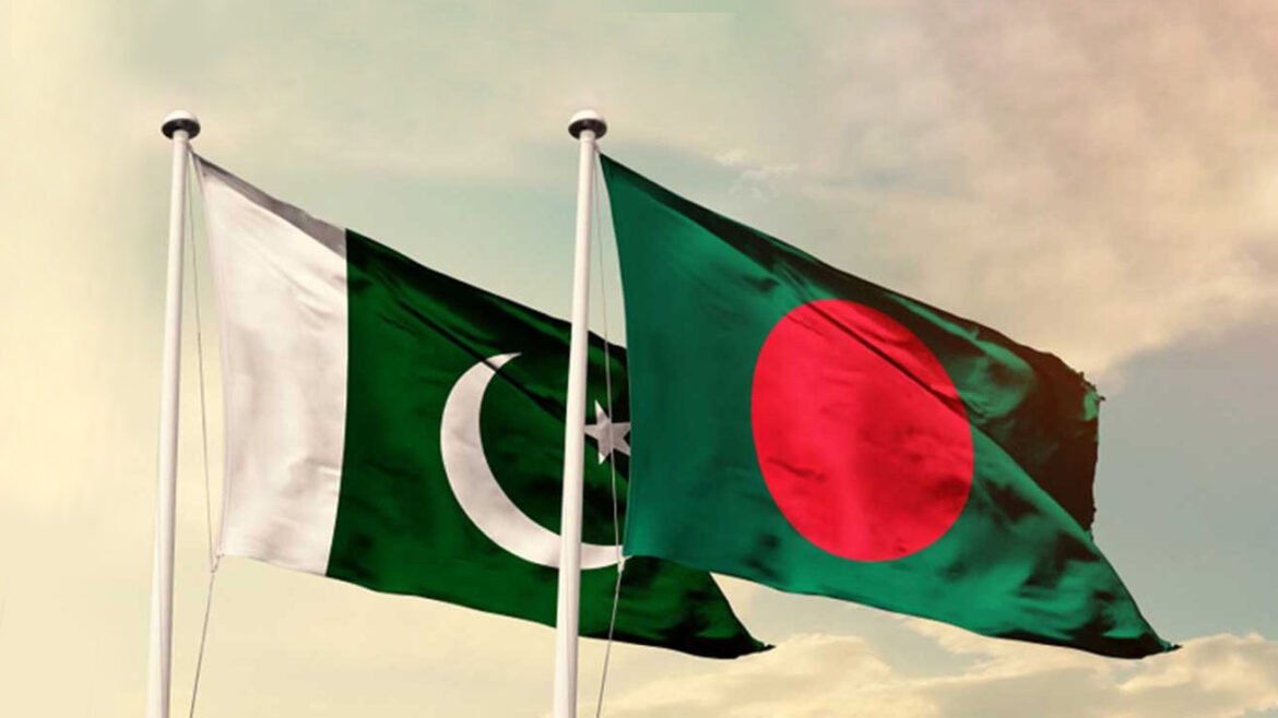 বাংলাদেশ ও পাকিস্তানের পতাকা