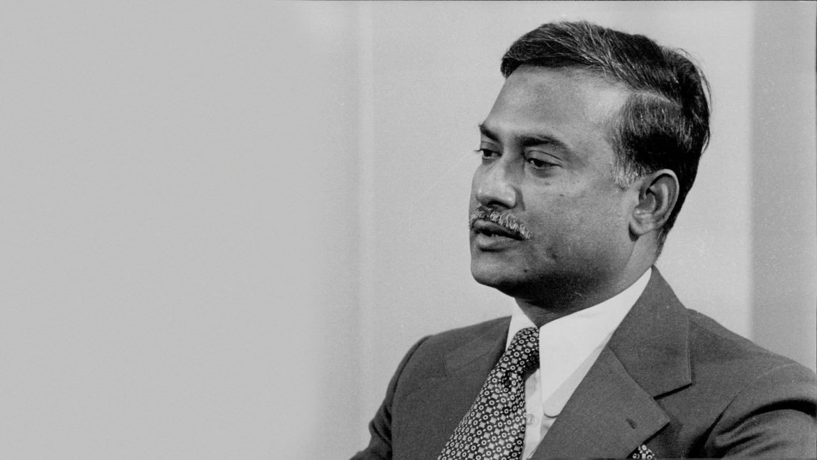 জিয়াউর রহমান। ১৯৭৮ সালের ১৭ ফেব্রুয়ারি তোলা ছবি।