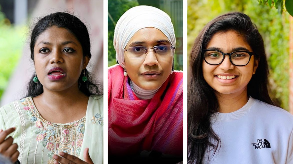 নুসরাত তাবাসসুম, সামান্তা শারমিন ও তাসনিম জারা