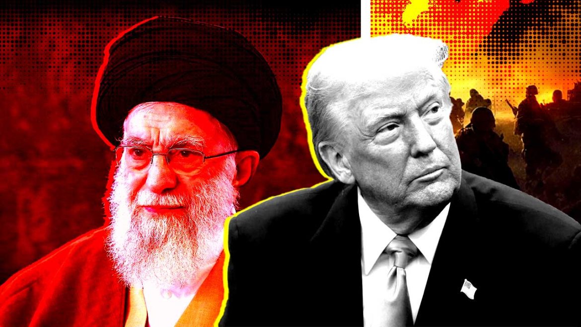 আলী খামেনী ও ডোনাল্ড ট্রাম্প। গ্রাফিক, গালা