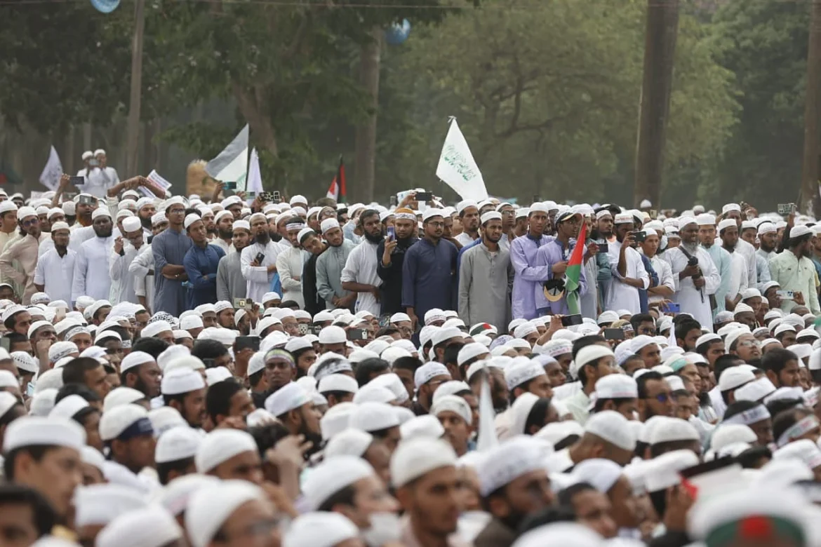 হেফাজতে ইসলাম আয়োজিত মহাসমাবেশের একাংশ