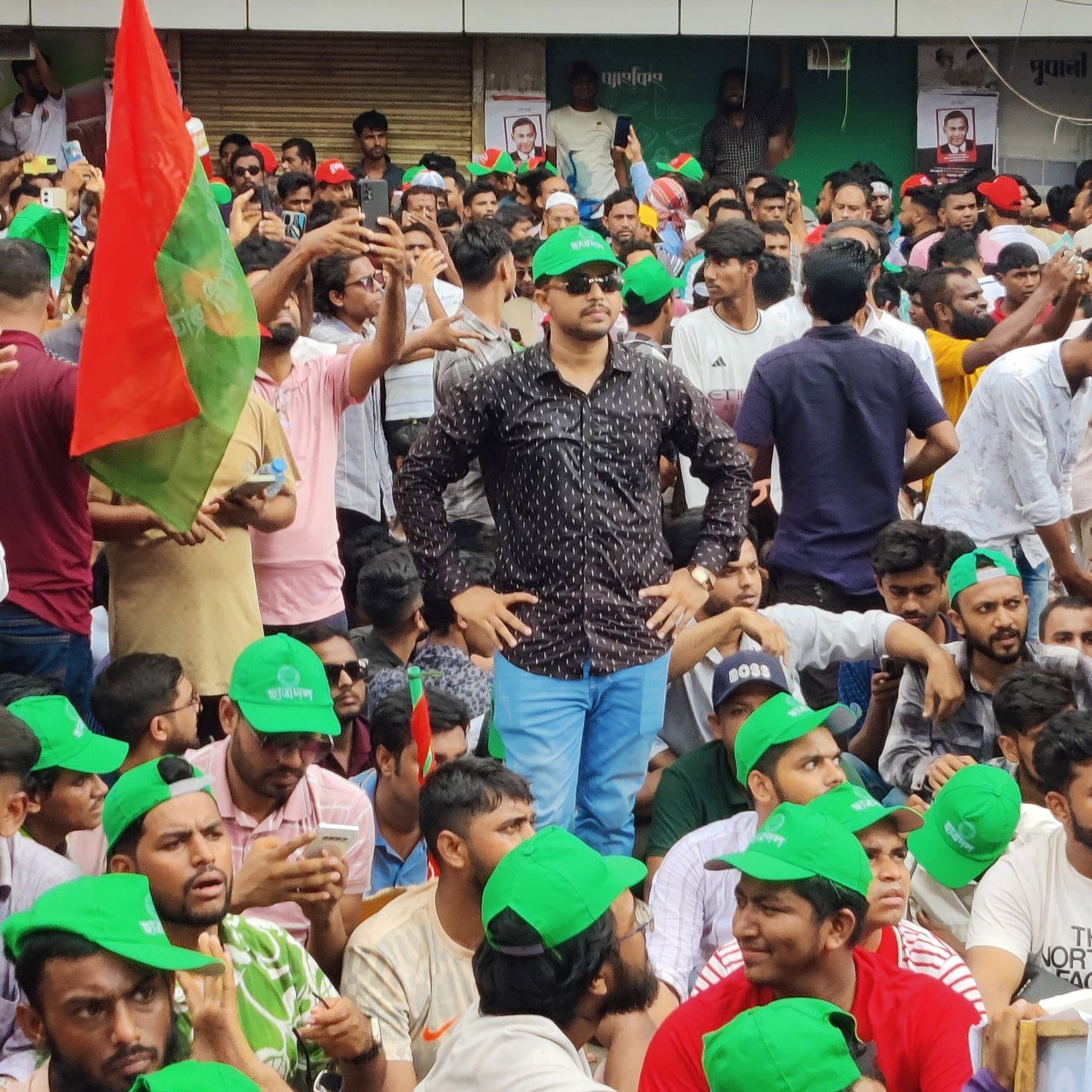 তারুণ্যের সমাবেশের একাংশ