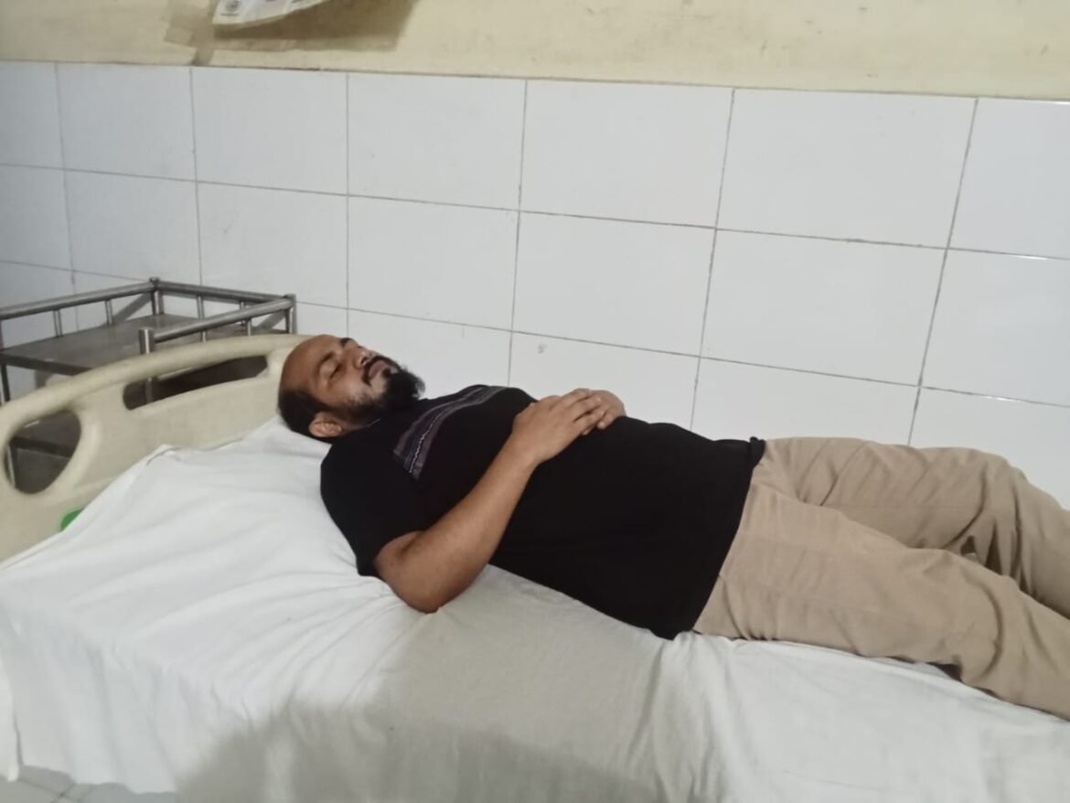 হাসসান আতিক, আহত হয়ে হাসপাতালে চিকিৎসাধীন