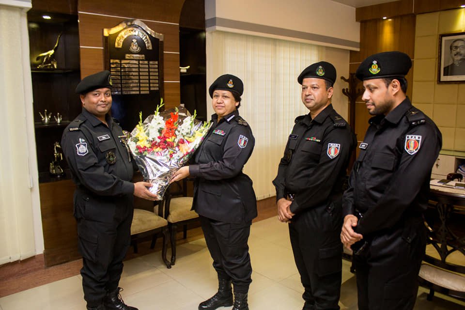 আতিকা ইসলাম, যখন র‌্যাব-৮ এর অধিনায়ক ছিলেন। ফাইল ফটো