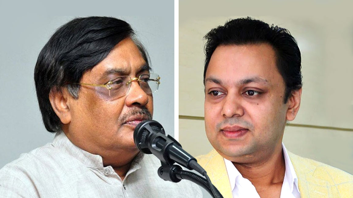 বরকত উল্লাহ বুলু ও শওকত আজিজ রাসেল। গ্রাফিক, গালা