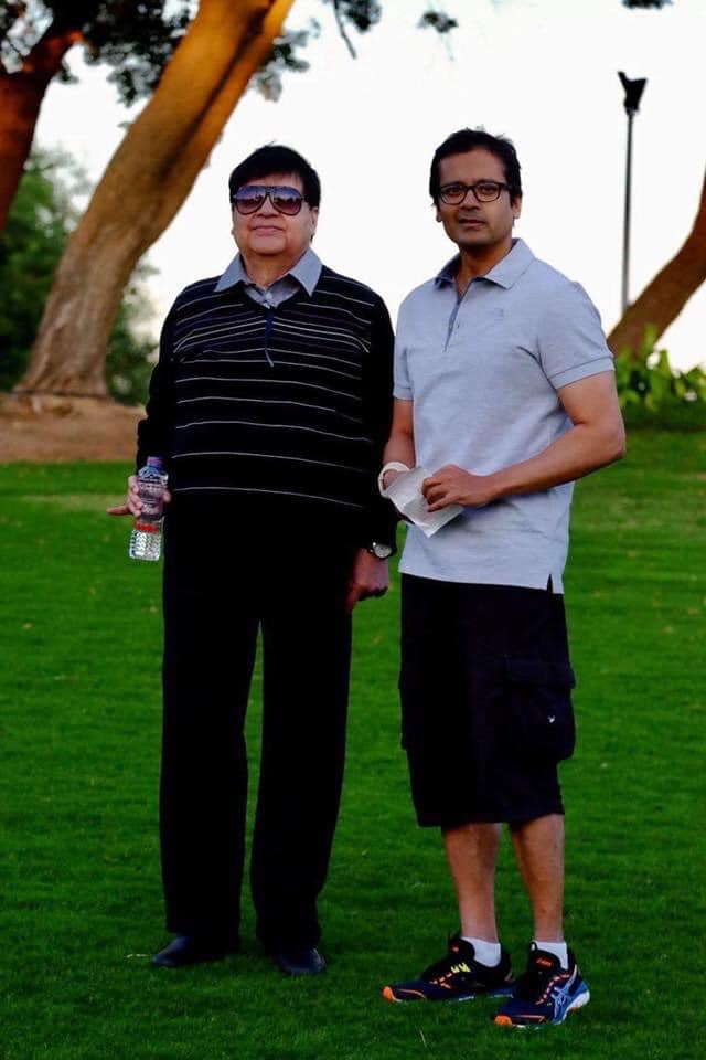 পিতার সঙ্গে লুৎফে সিদ্দিকী