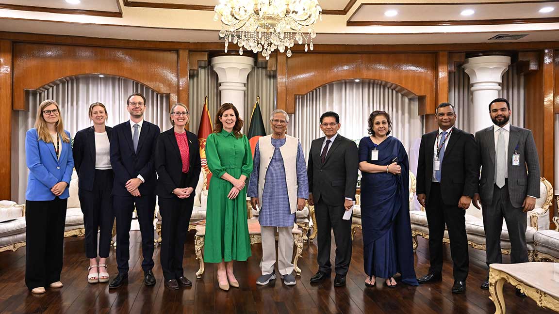 মুহাম্মদ ইউনূস ও জেনি চ্যাপম্যান