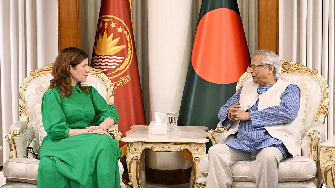 মুহাম্মদ ইউনূস ও জেনি চ্যাপম্যান