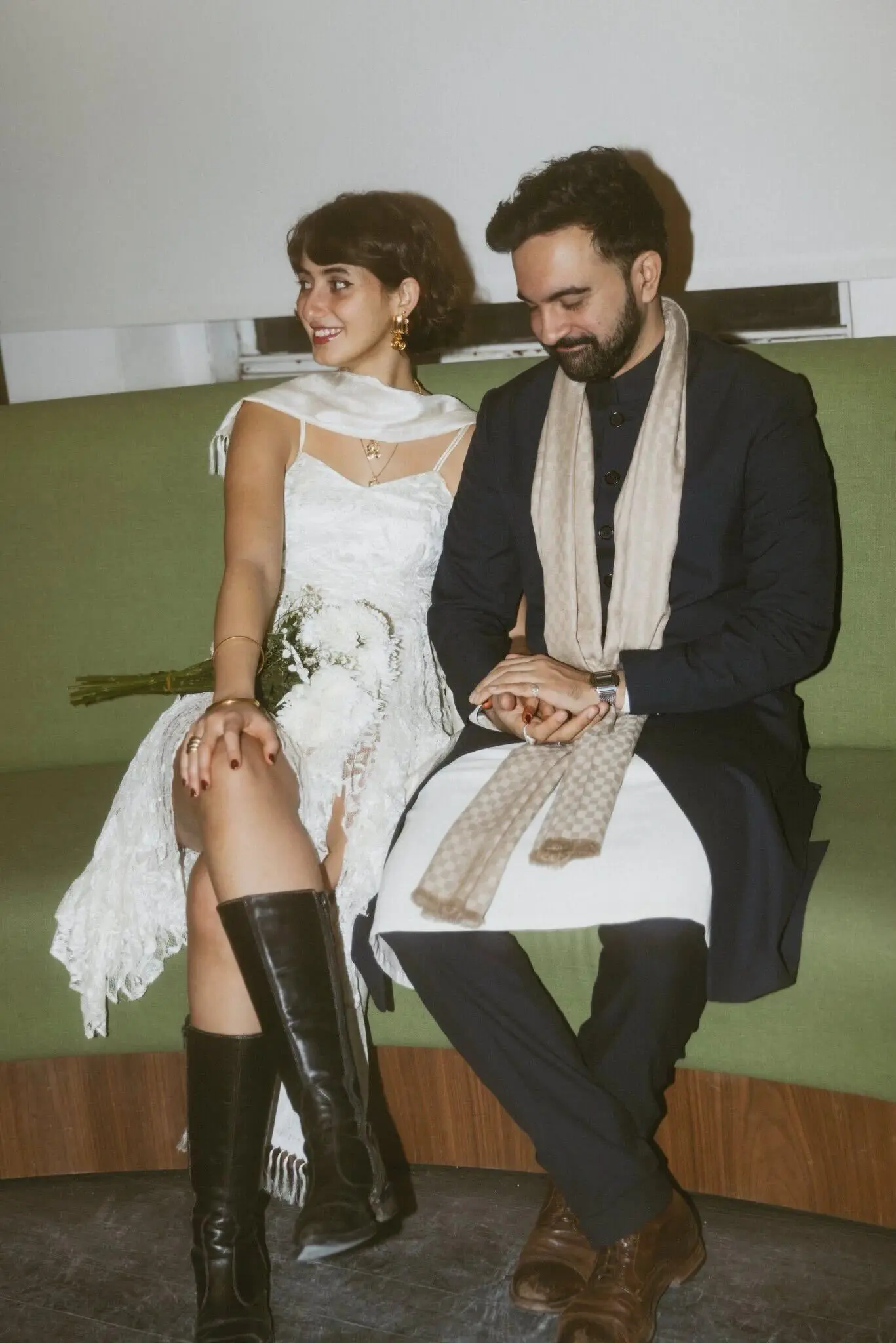 স্ত্রীর সঙ্গে জোহরান মামদানি